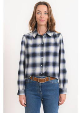 CHEMISE - RIRI - BLEU/GRIS - Antonelle