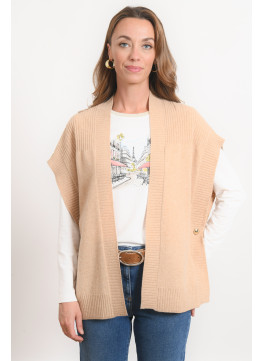 PULL CAPE - RIBELLA - NATUREL - Antonelle