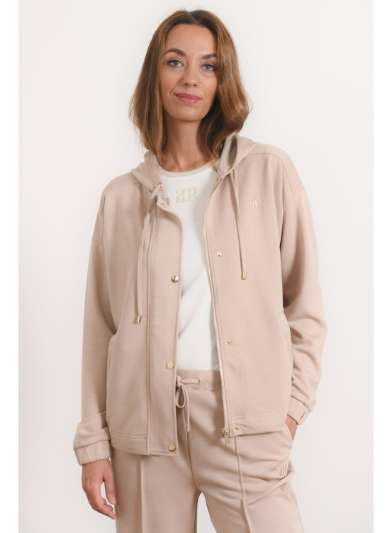 VESTE CAPUCHE - RICO - BEIGE - Antonelle