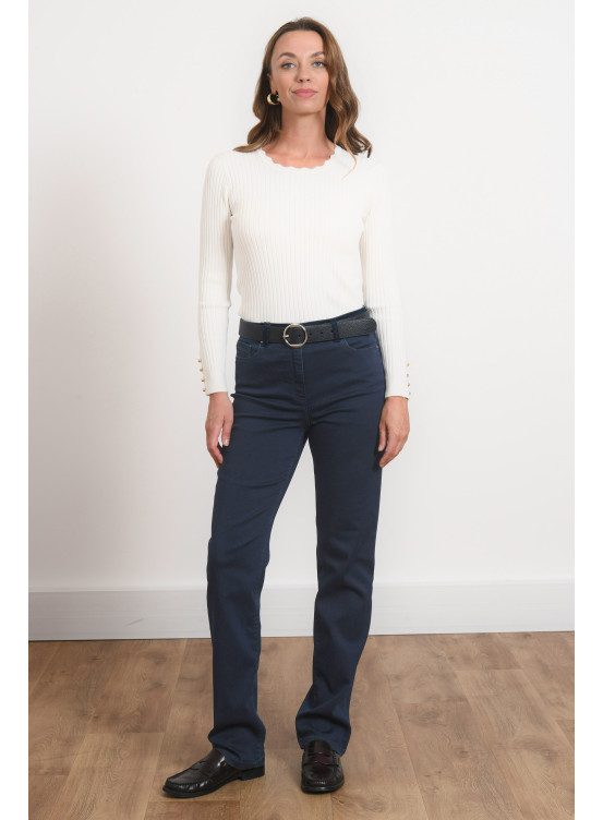 PANTALON DROIT - ROLA - DENIM - Antonelle