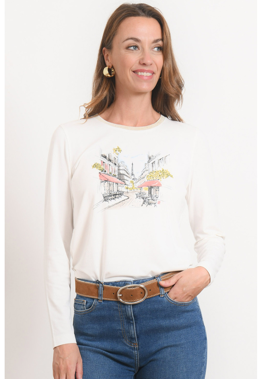 T-SHIRT - RANELAG - ECRU - Antonelle