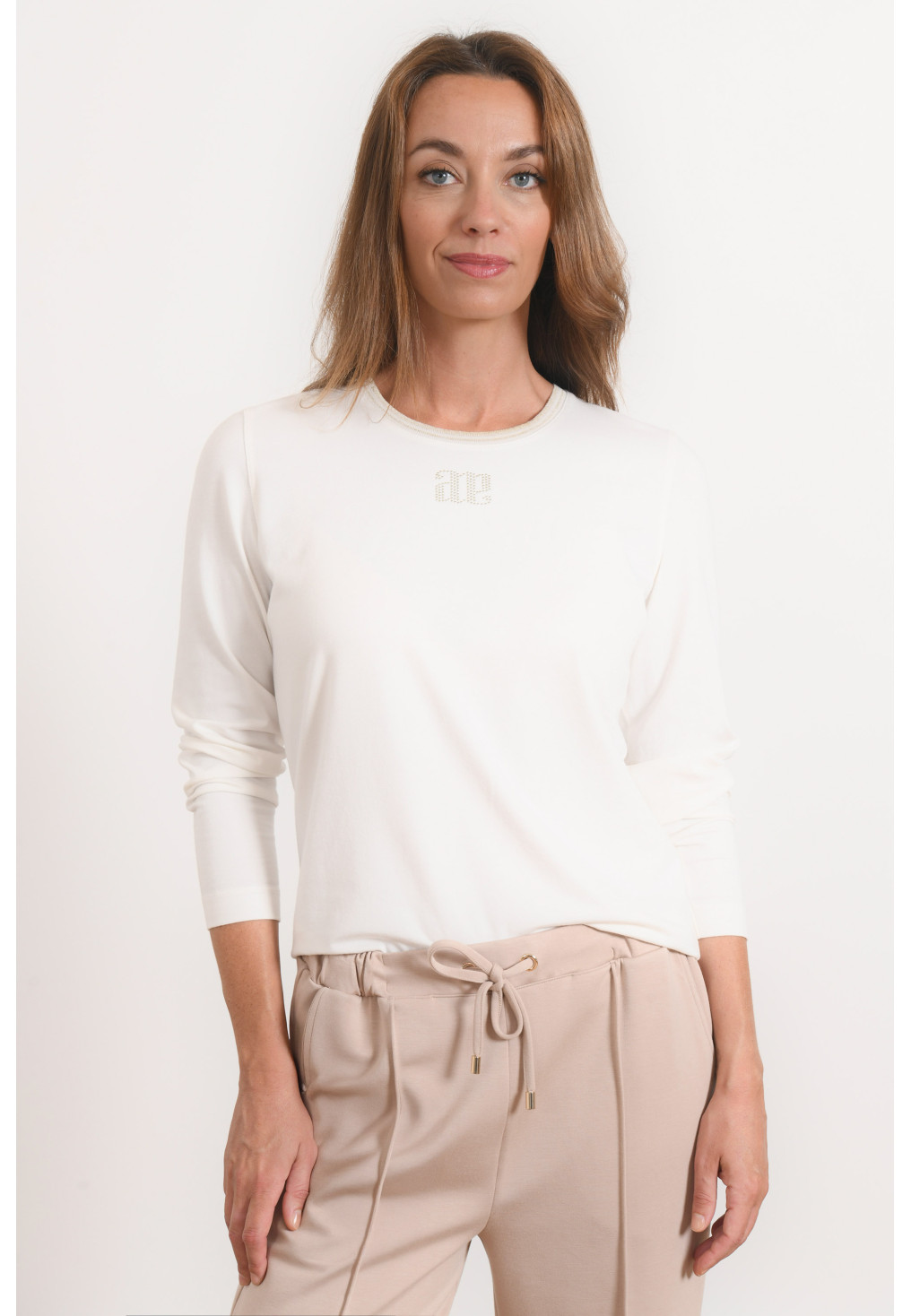 T-SHIRT - REBRILLAN - ECRU - Antonelle