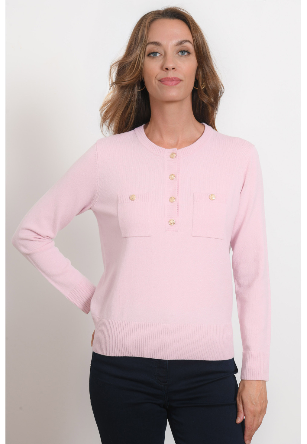 PULL COL TUNISIEN - RICHMOND - PETALE - Antonelle