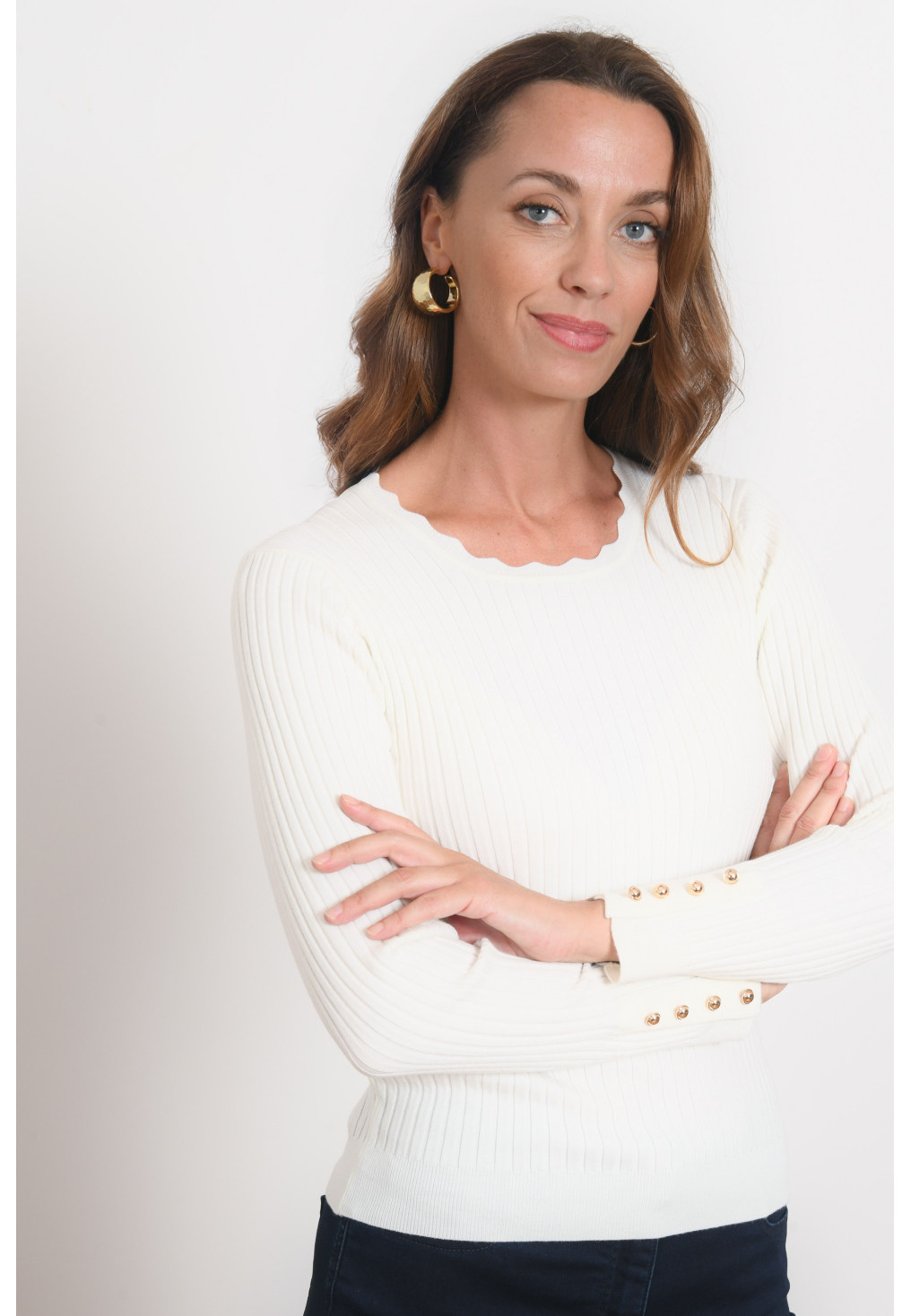 PULL - ROSELA - ECRU - Antonelle