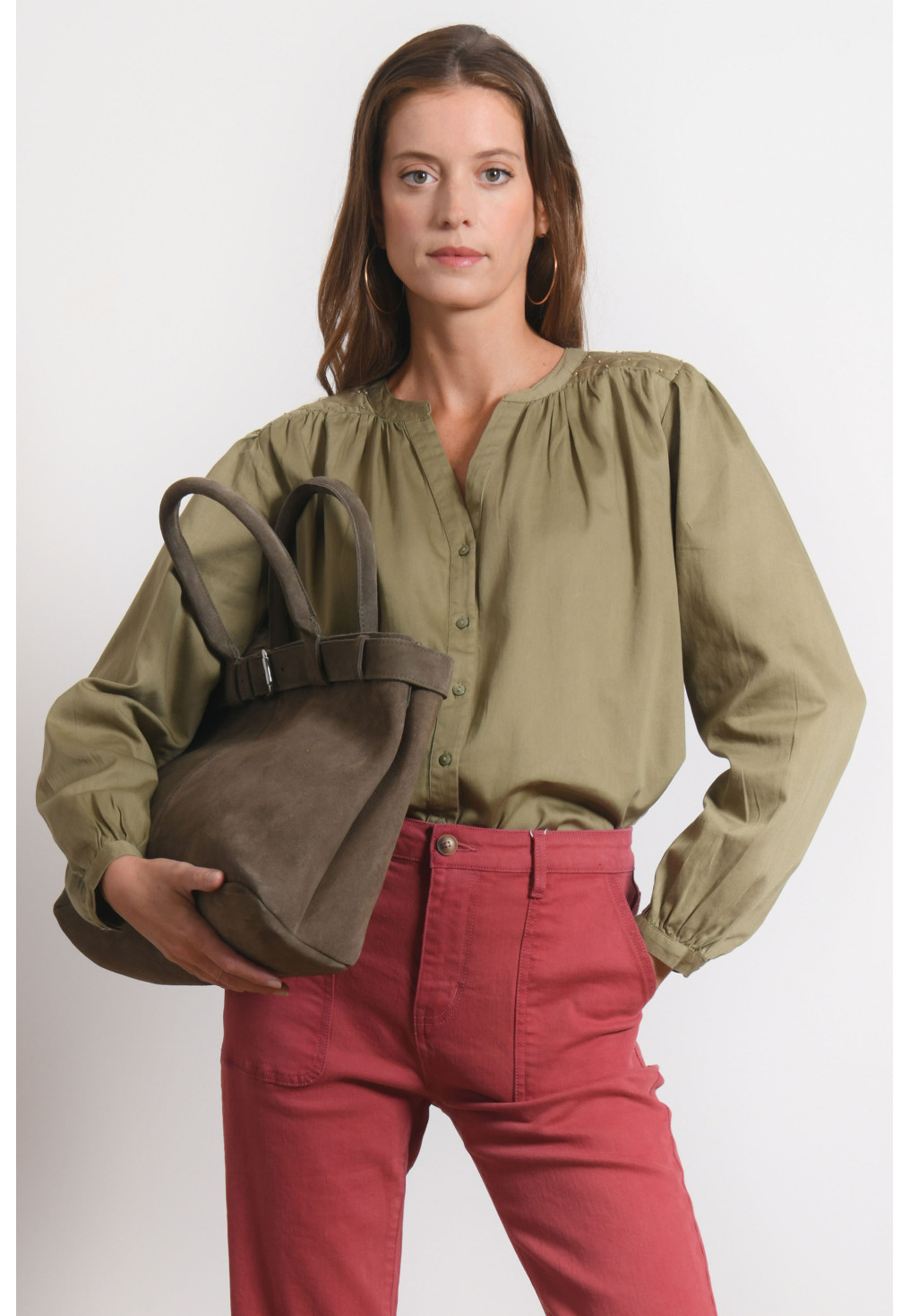 CHEMISE 100% COTON - ROSINE - AMANDE - Antonelle