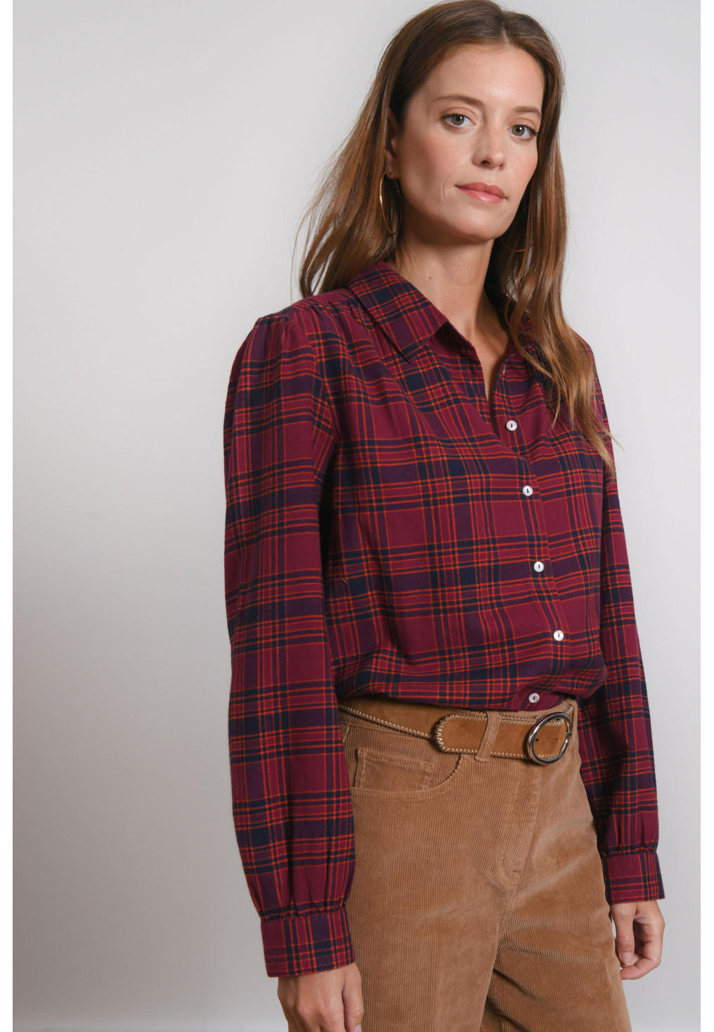 CHEMISE - RIRI - BORDEAUX/TOMETTE - Antonelle