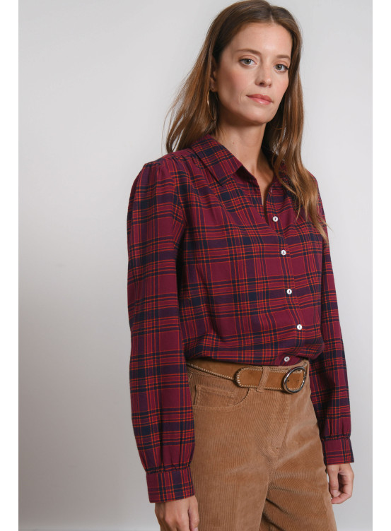 CHEMISE - RIRI - BORDEAUX/TOMETTE - Antonelle