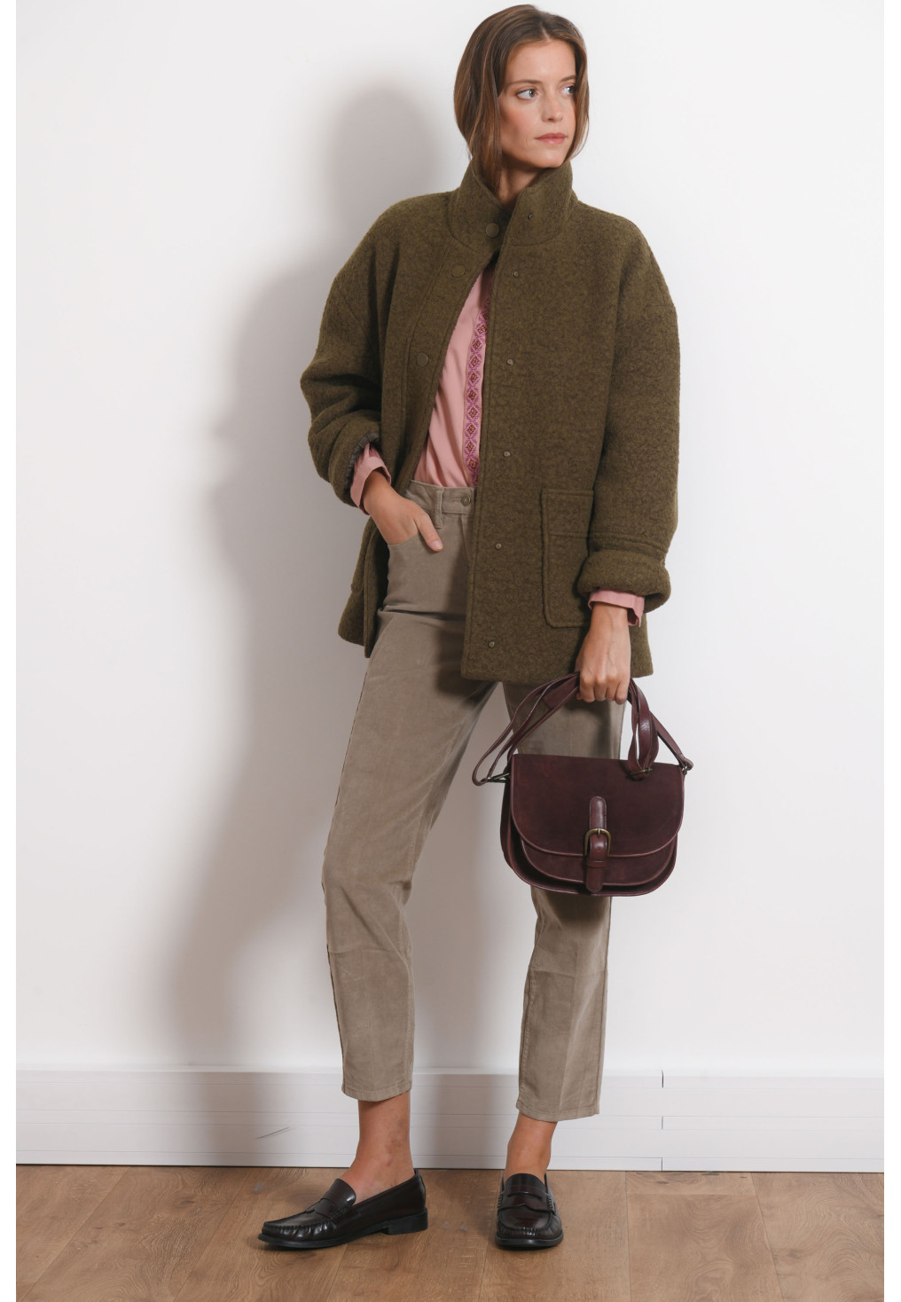 MANTEAU - REIJI - KAKI - Antonelle