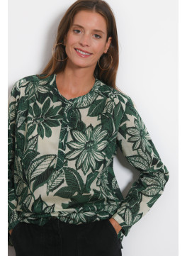 CHEMISE 100% COTON - METZ - GREEN - Antonelle