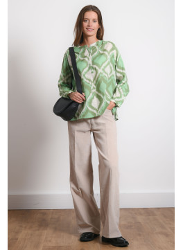 CHEMISE 100% COTON - MINSK - GREEN - Antonelle