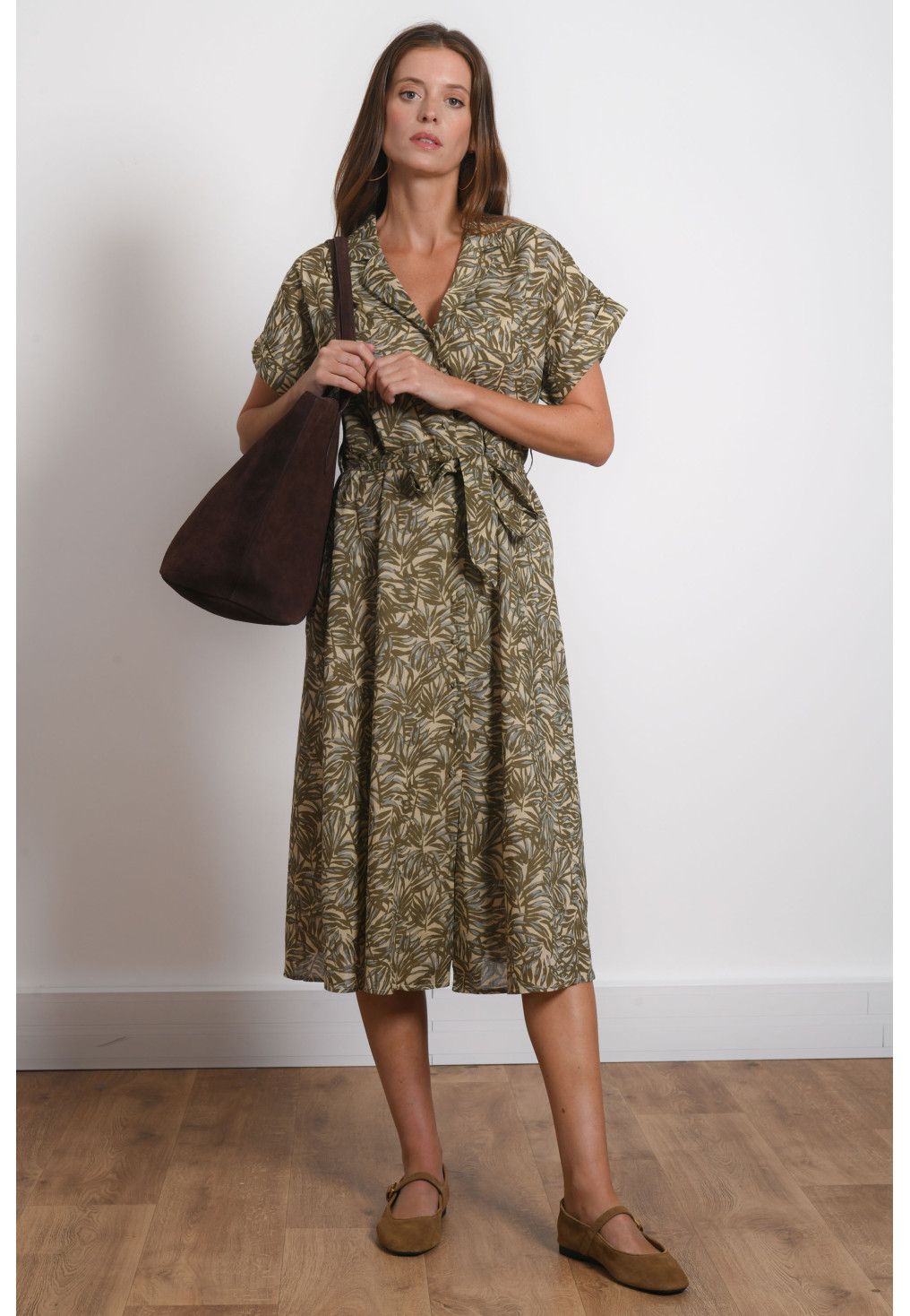 ROBE - MERIEL - KAKI - Antonelle