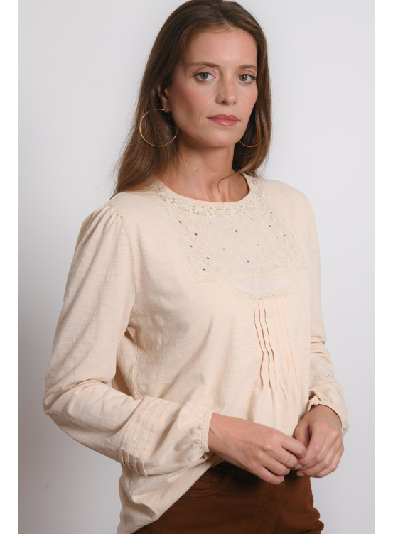 T-SHIRT - RAVA - BEIGE - Antonelle