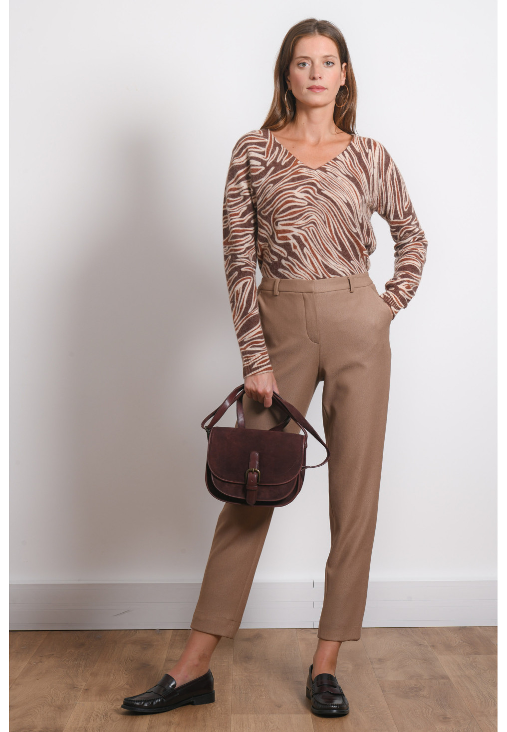 PANTALON 7/8 - ROSARIO - CAMEL - Antonelle