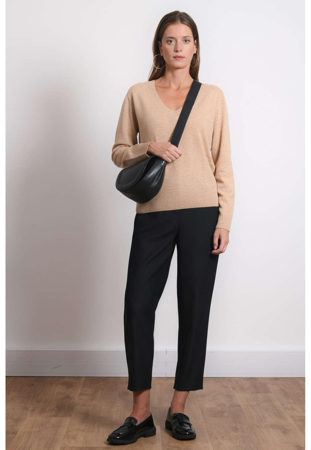 PANTALON 7/8 - ROSARIO - NOIR - Antonelle