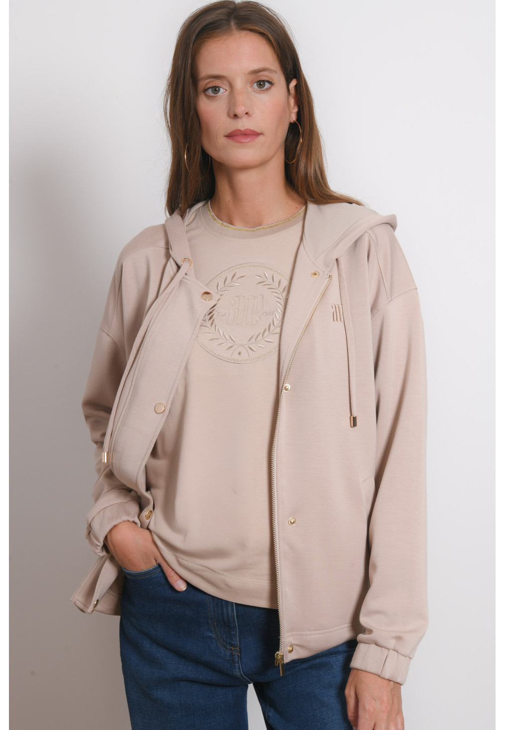 T-SHIRT - RESPORT - BEIGE - Antonelle