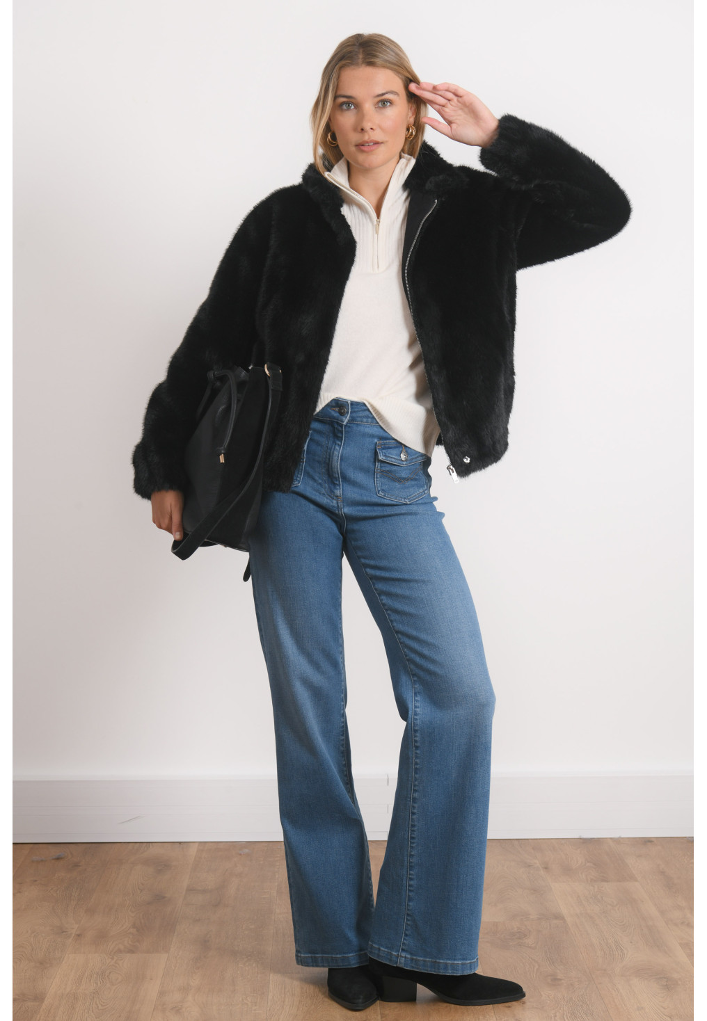 BLOUSON - REGINA - NOIR - Antonelle