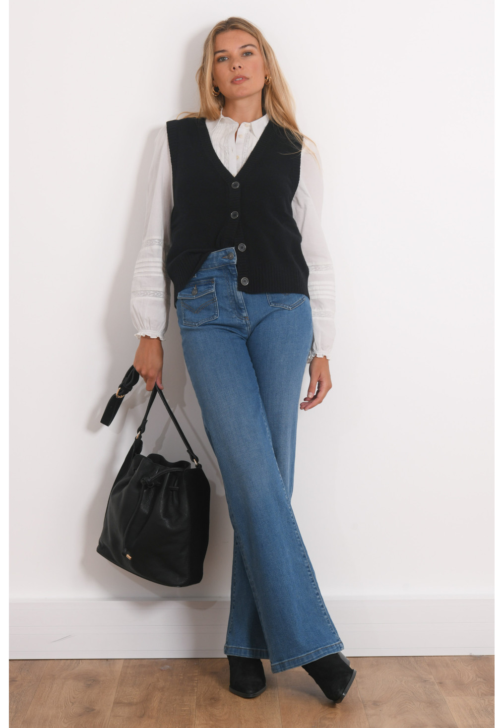 GILET - RIMINI - NOIR - Antonelle