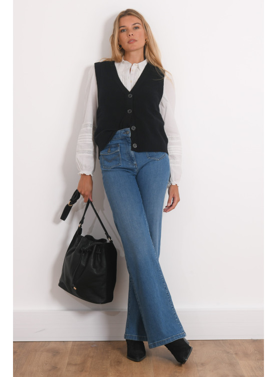 GILET - RIMINI - NOIR - Antonelle