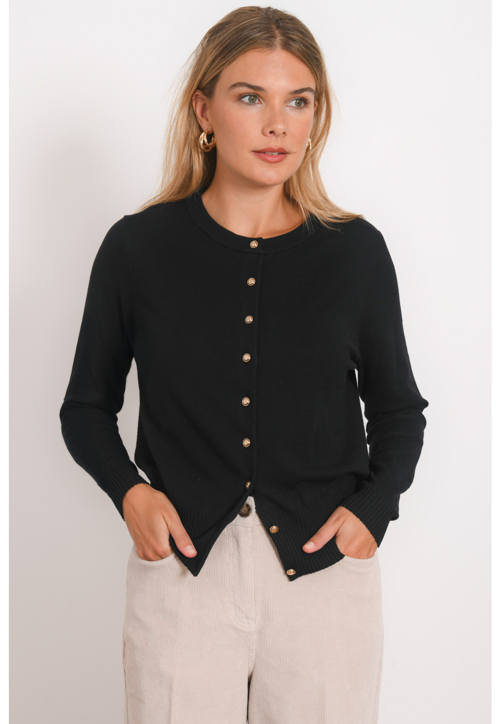 CARDIGAN - RALLY - NOIR - Antonelle