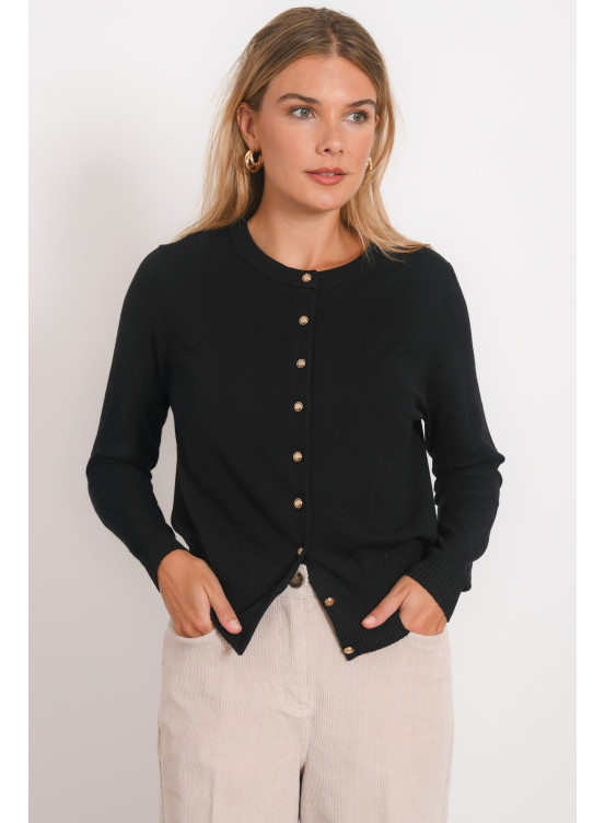 CARDIGAN - RALLY - NOIR - Antonelle