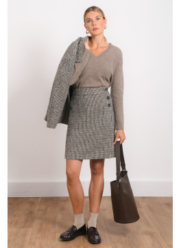 JUPE - ROMARY - CHOCO - Antonelle