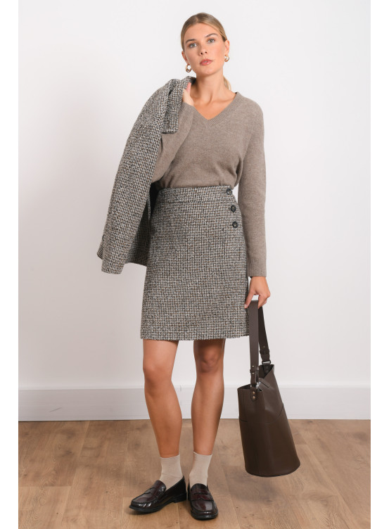 JUPE - ROMARY - CHOCO - Antonelle