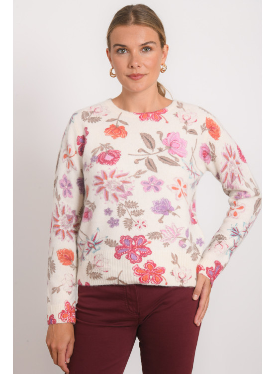 PULL IMPRIME - ROSIE - ECRU - Antonelle