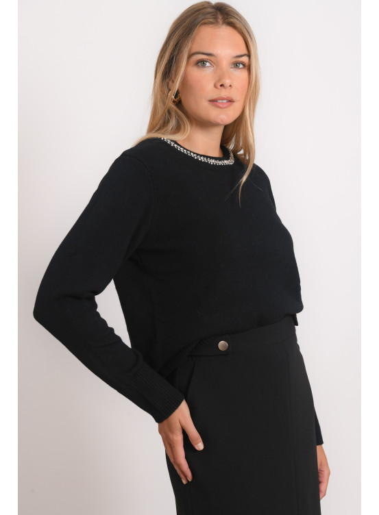 PULL - ROSALIA - NOIR - Antonelle