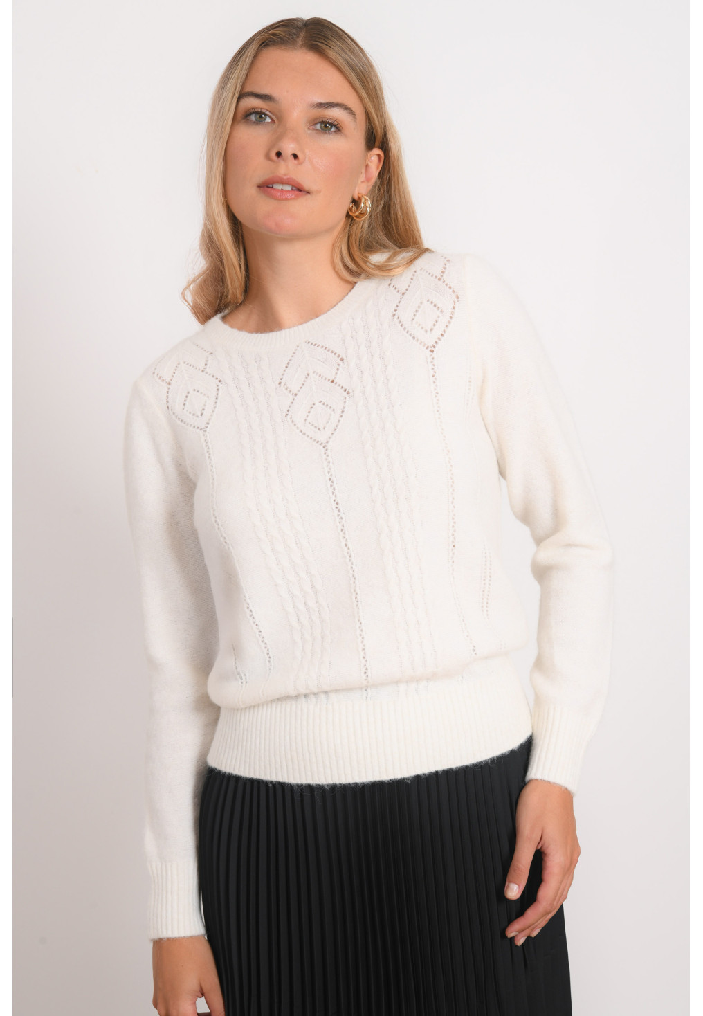 PULL - RIGOLO - ECRU - Antonelle