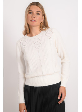 PULL - RIGOLO - ECRU - Antonelle