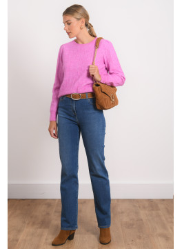 PULL COL ROND - RIVERTON - LILAS - Antonelle