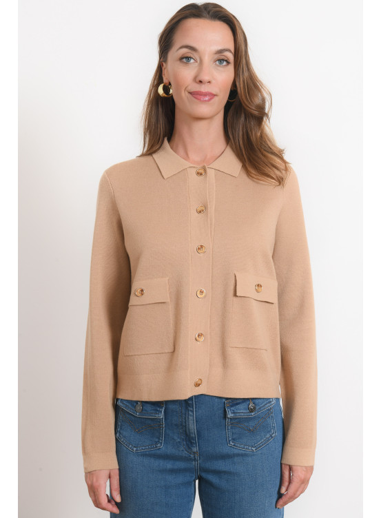 GILET - ROXON - CAMEL - Antonelle