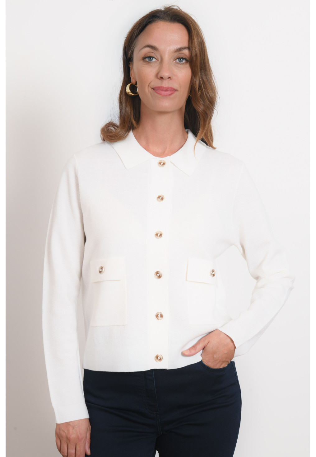 GILET - ROXON - ECRU - Antonelle