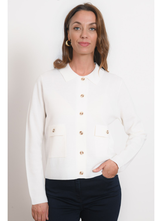 GILET - ROXON - ECRU - Antonelle