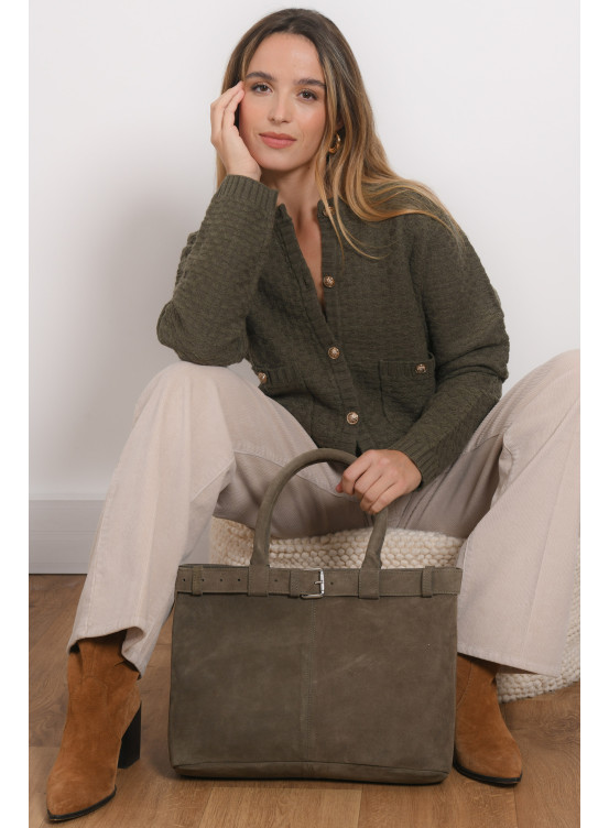 CARDIGAN - RENINA - KAKI - Antonelle