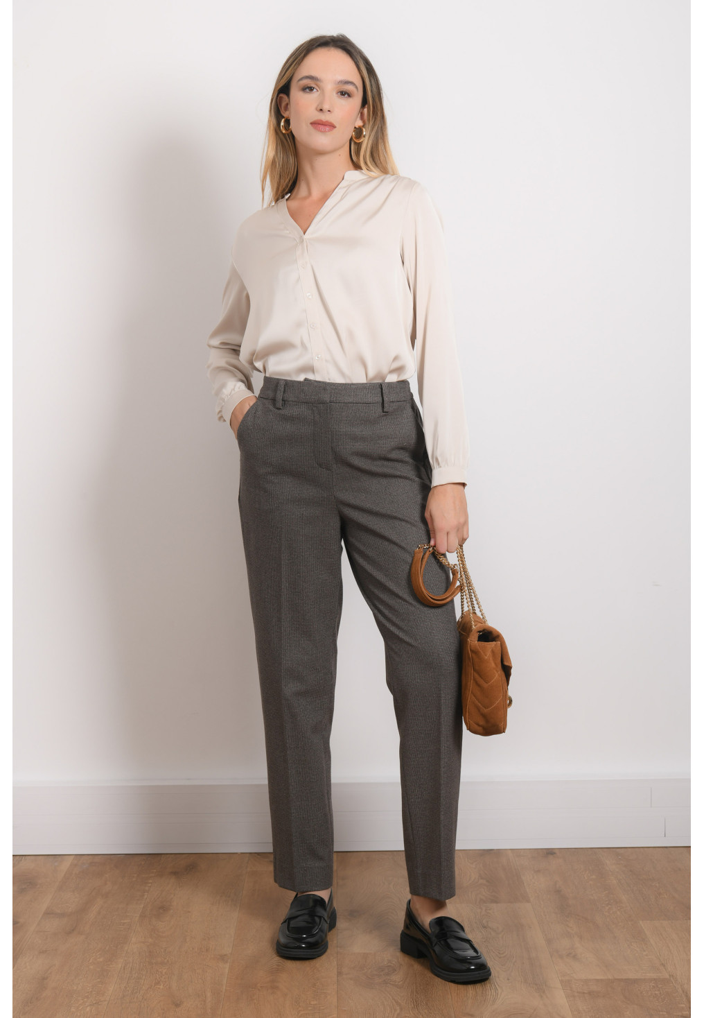 PANTALON 7/8 - ROSALINE - TAUPE - Antonelle