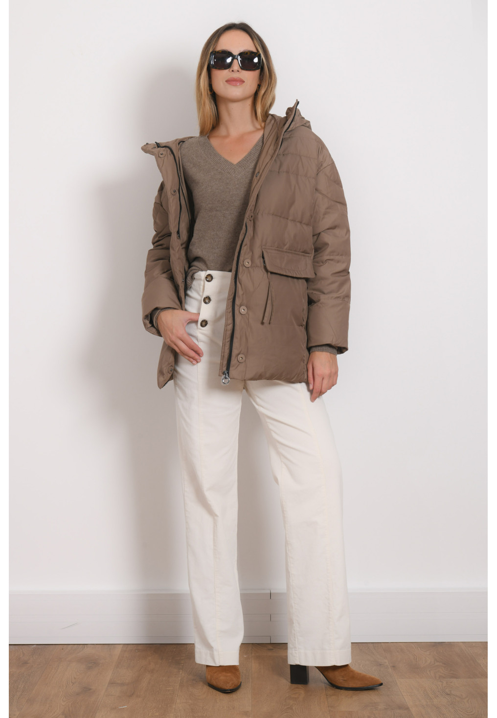 DOUDOUNE - ROYAN - TAUPE - Antonelle