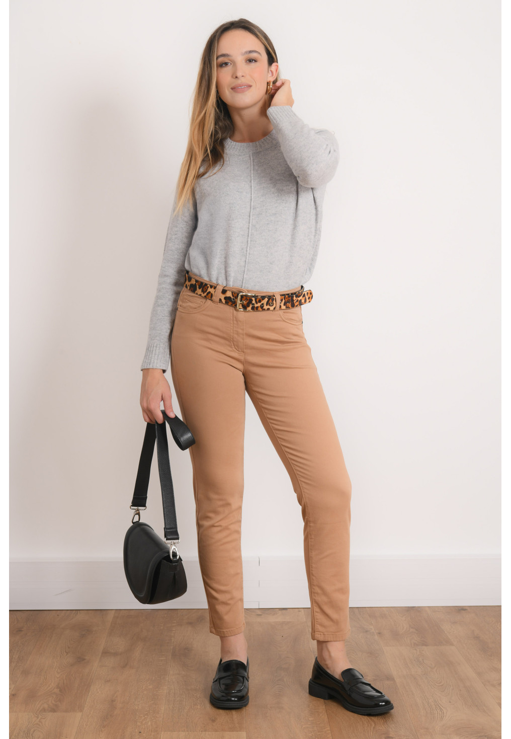 PANTALON 7/8 - REISA - CAMEL - Antonelle