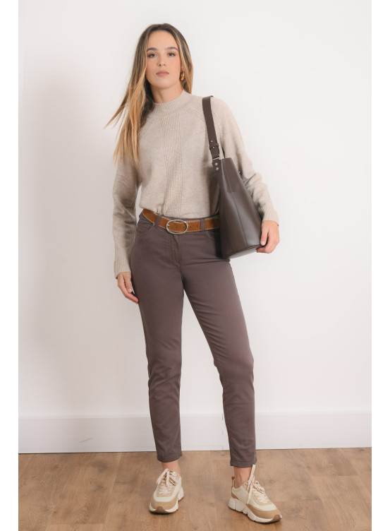 PANTALON 7/8 - REISA - TAUPE - Antonelle