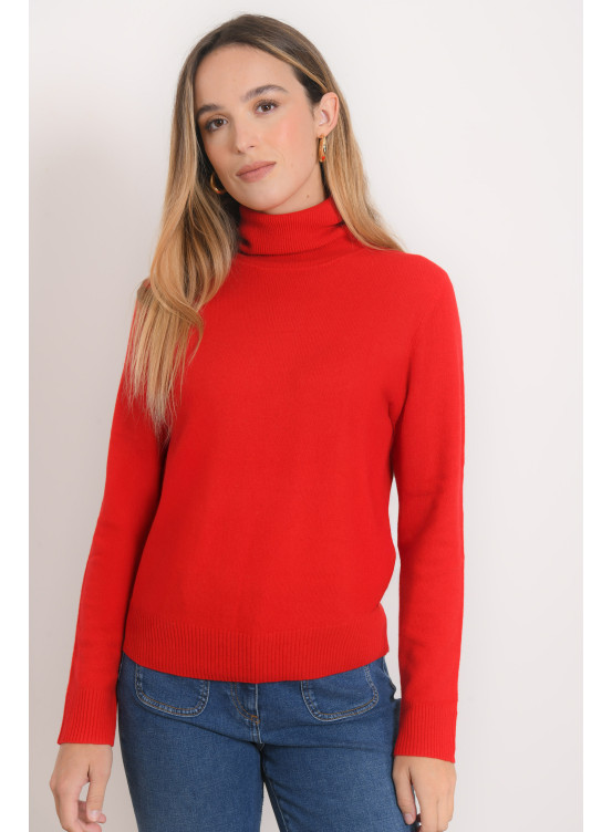 PULL COL ROULE - RAINCY - FUEGO - Antonelle