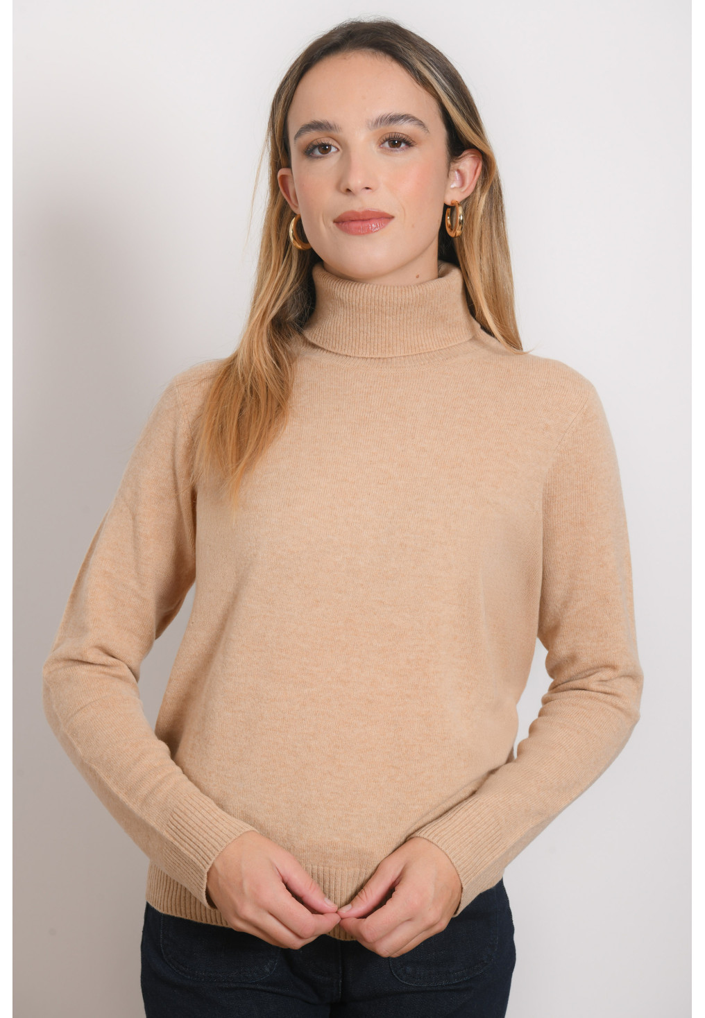 PULL COL ROULE - RAINCY - NATUREL - Antonelle