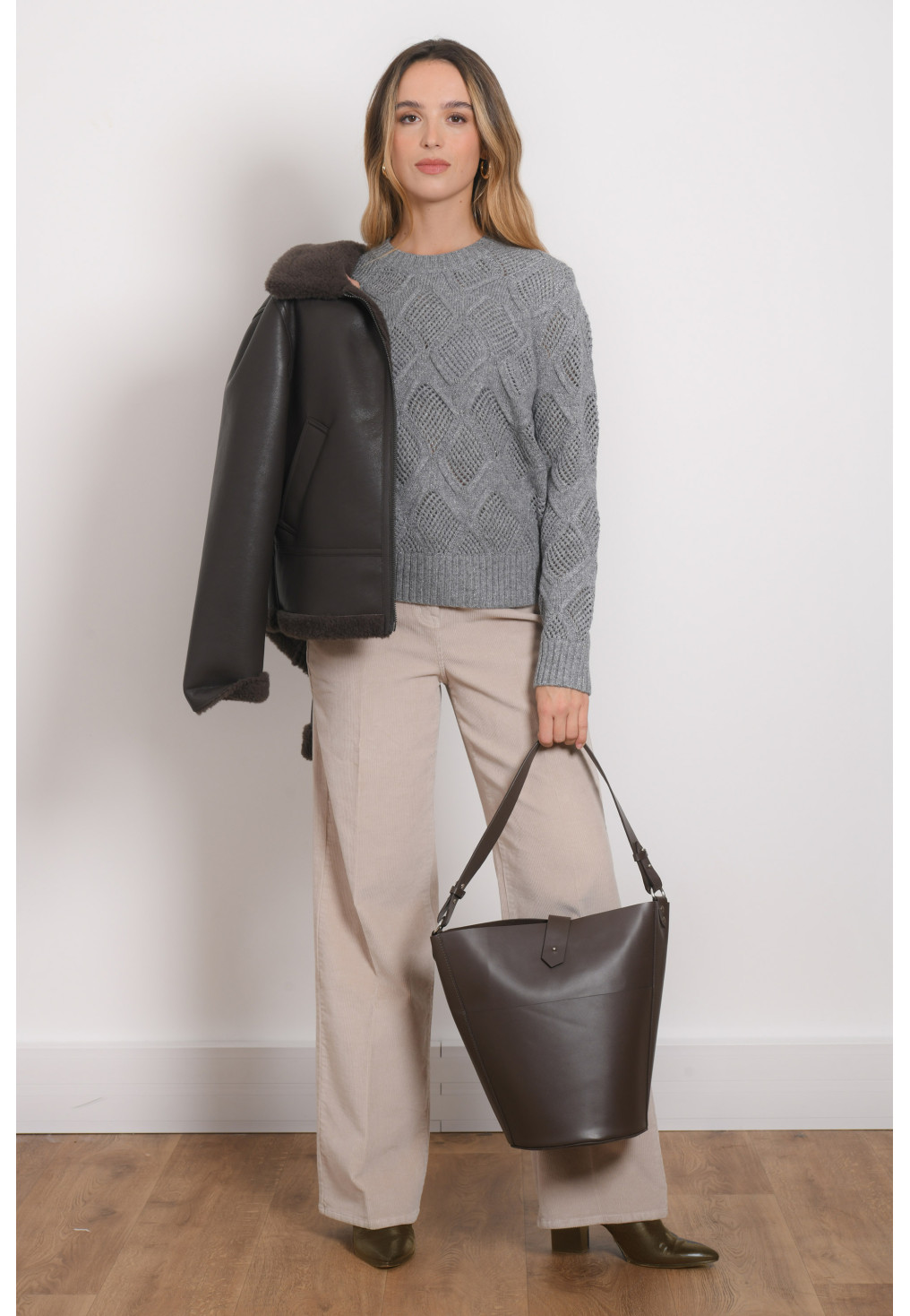 PULL - RIVOLTA - GRIS CLAIR - Antonelle