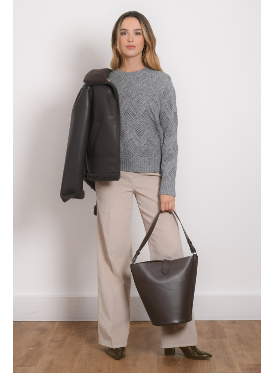 PULL - RIVOLTA - GRIS CLAIR - Antonelle