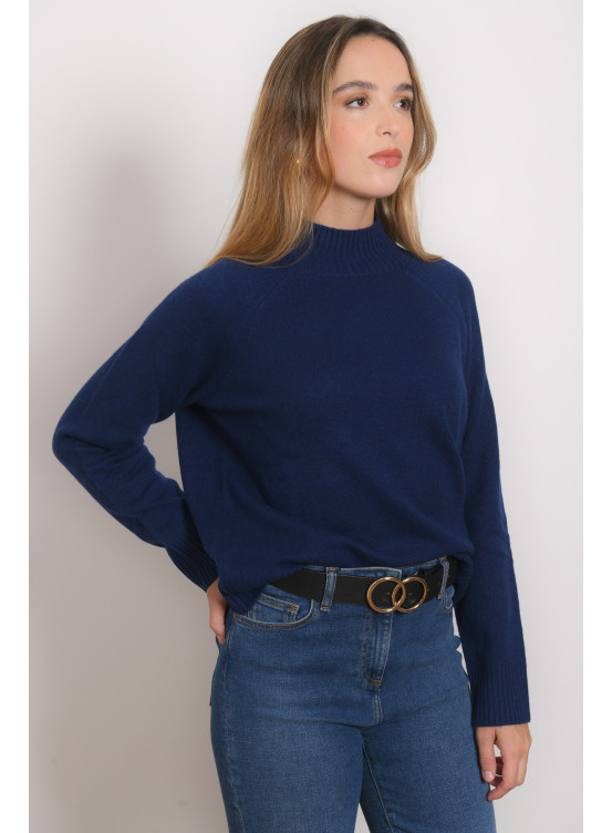 PULL COL CHEMINEE - RAPHAEL - MARINE - Antonelle