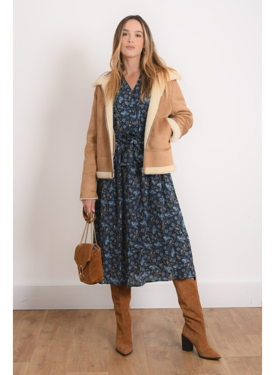 ROBE LONGUE - RODEO - MARINE - Antonelle