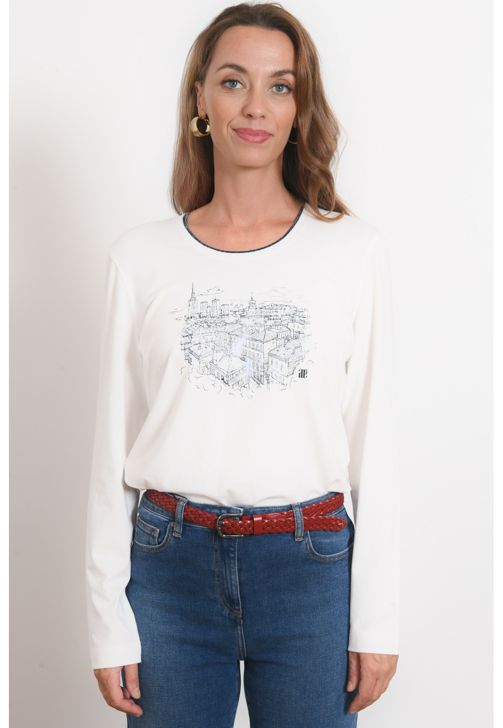 T-SHIRT - ROMINA - ECRU - Antonelle