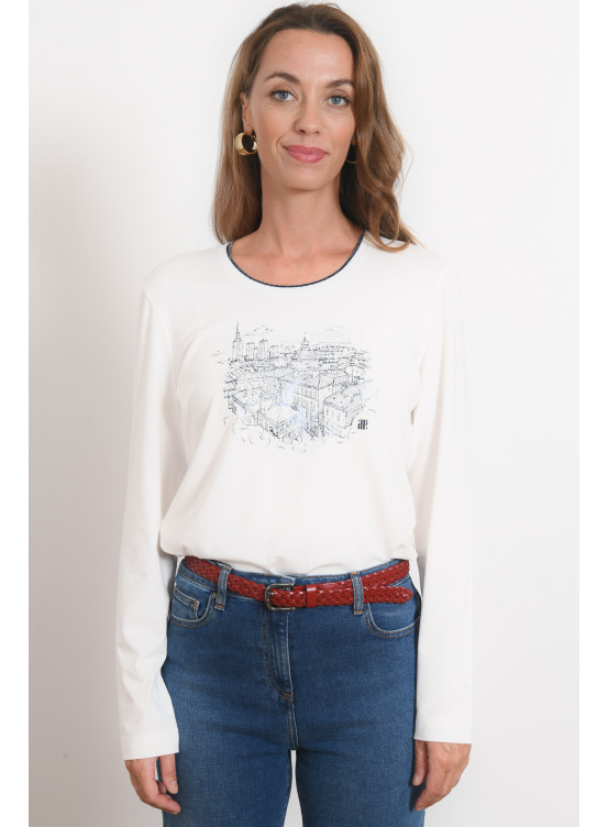T-SHIRT - ROMINA - ECRU - Antonelle