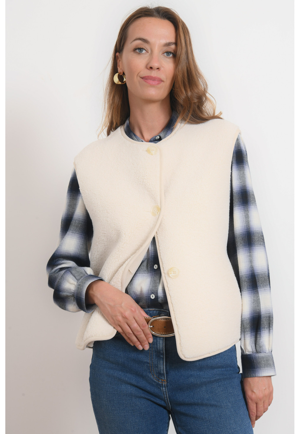 VESTE - RINA - ECRU - Antonelle