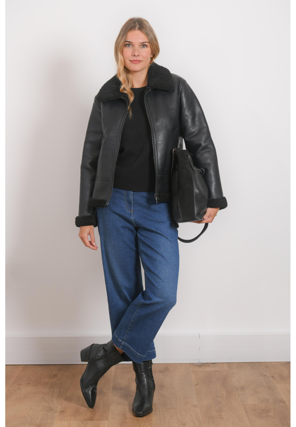 BLOUSON - RAPOLLO - NOIR/NOIR - Antonelle