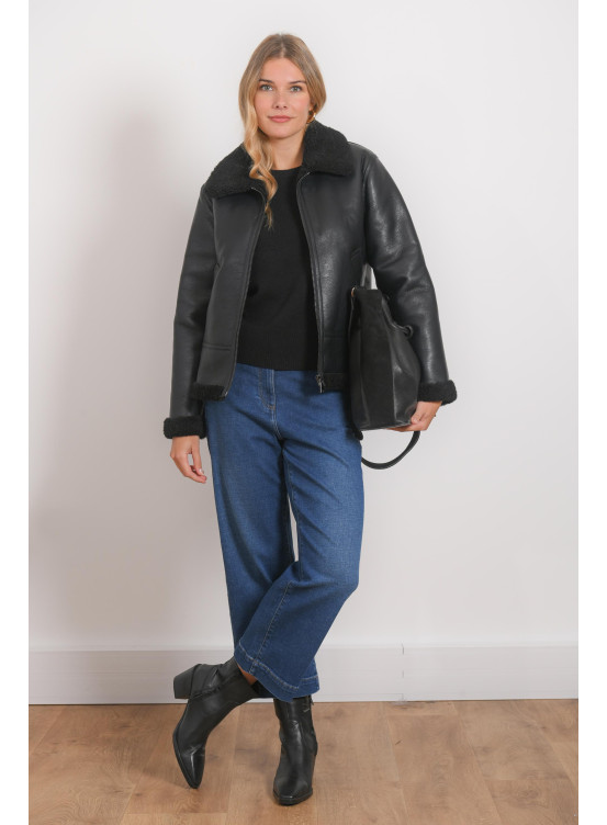 BLOUSON - RAPOLLO - NOIR/NOIR - Antonelle